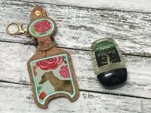 Sanitizer Holder - 1oz Floral Hound