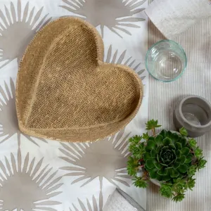 Seagrass Heart Basket