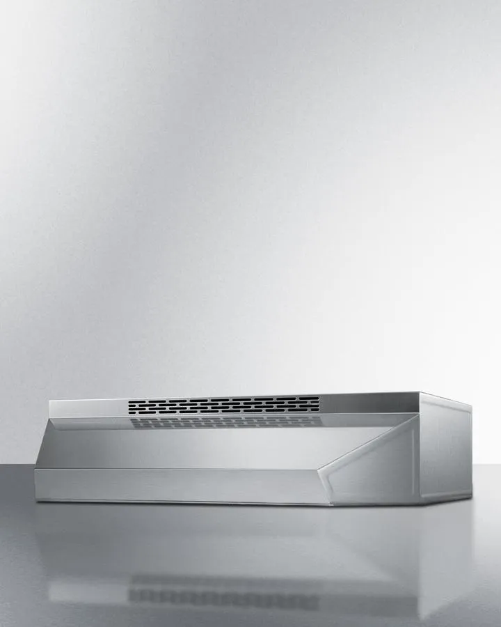 Summit ADAH1730SS 30" Under Cabinet Ductless Range Hood, ADA Compliant