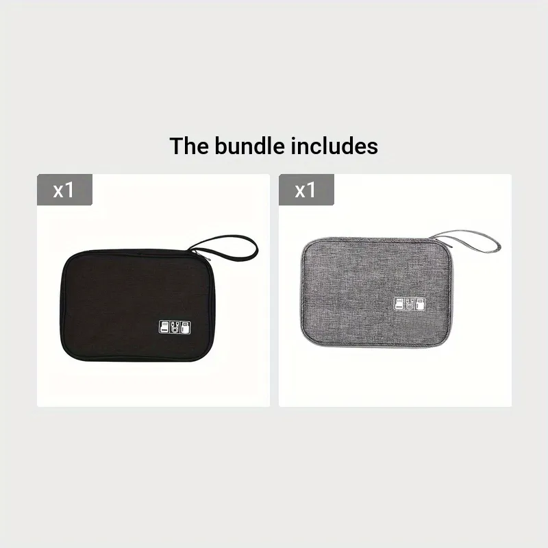 Ultimate Cable Organization Compact Bag for Headphones and Power Banks